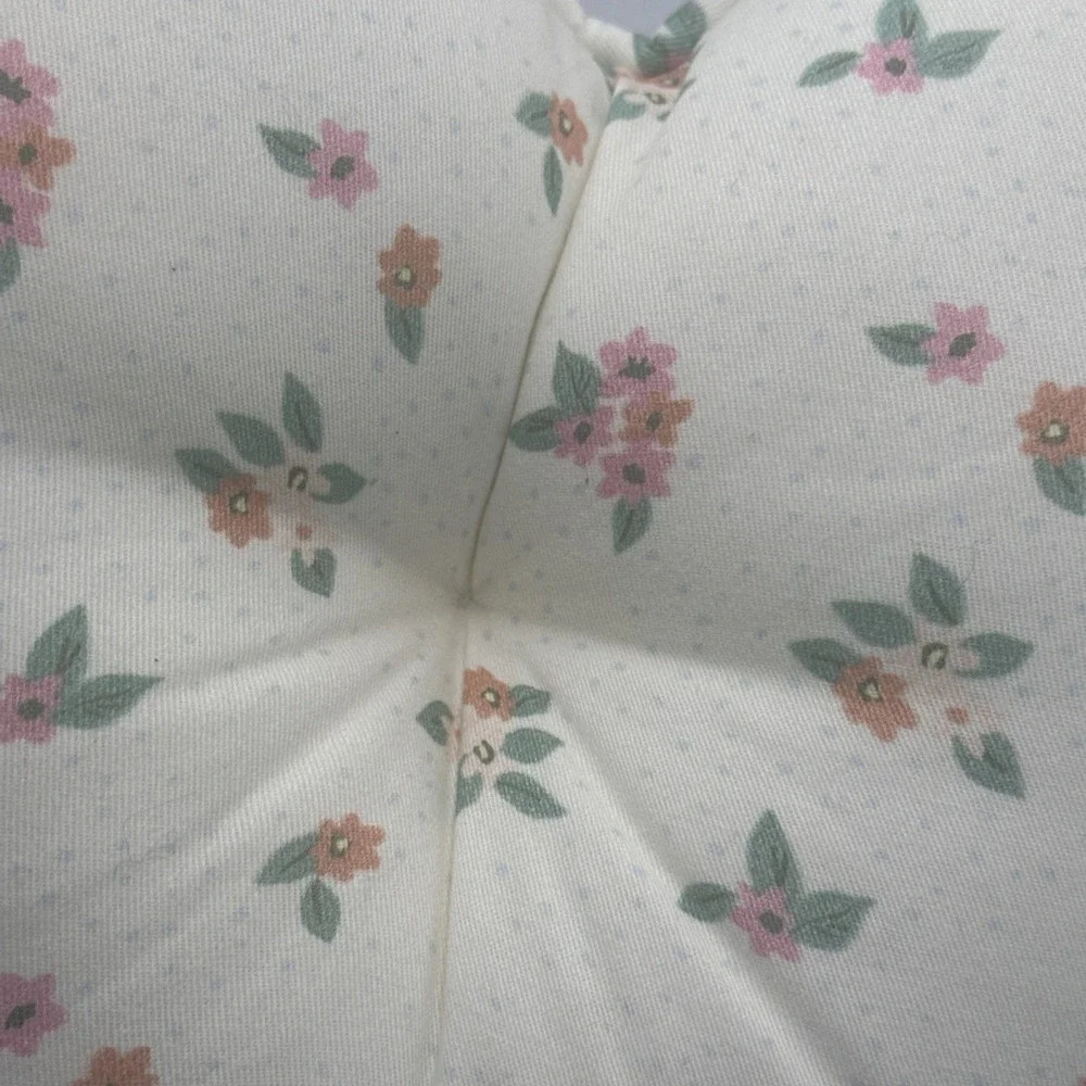 Heart Shaped Pillow Floral Reversible Decorative Throw Valentine Spring Love NEW